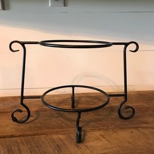 2 tiered plate stand